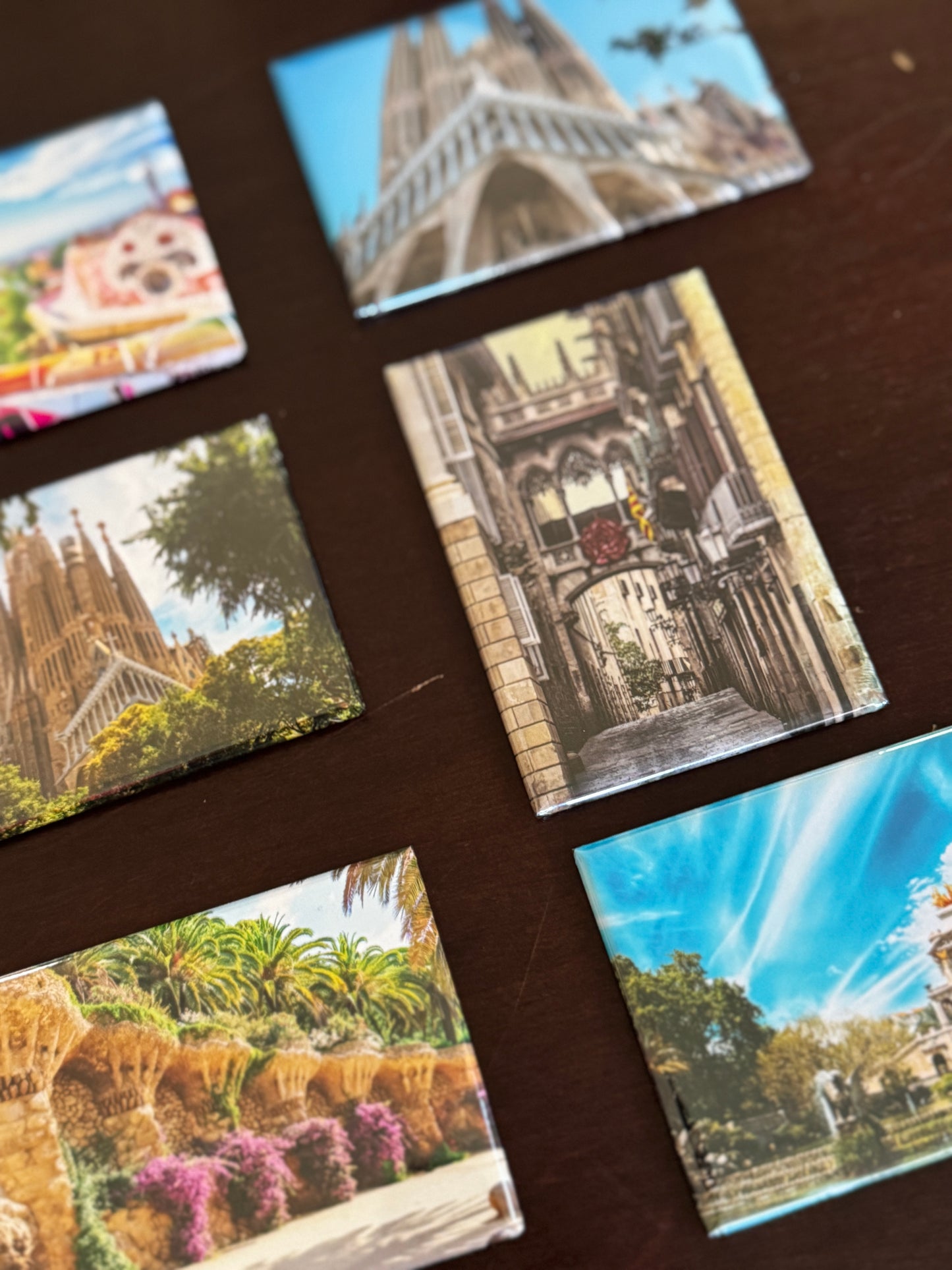 Set of 6 Customized Photo Magnets 2"x3" Rectangle