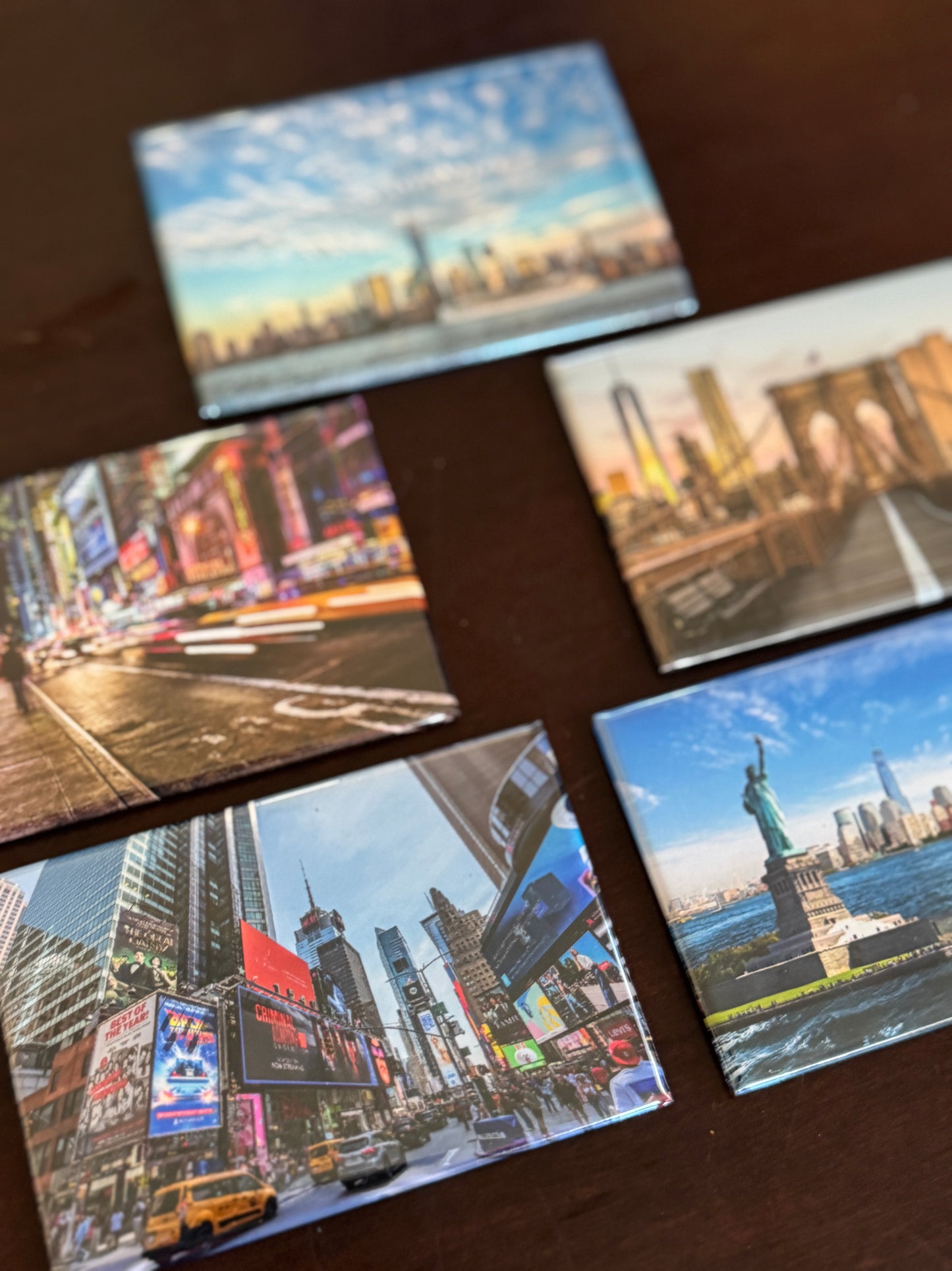Set of 6 Customized Photo Magnets 2"x3" Rectangle