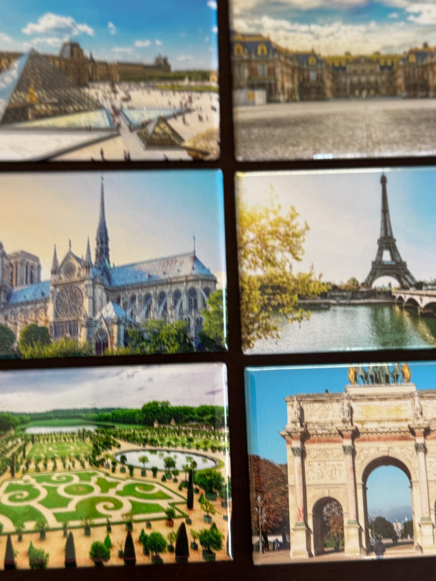 Set of 6 Customized Photo Magnets 2"x3" Rectangle