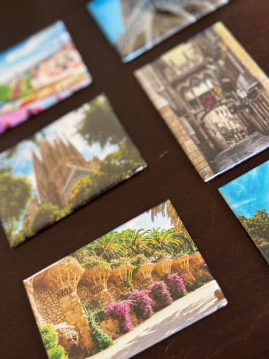 Set of 6 Customized Photo Magnets 2"x3" Rectangle